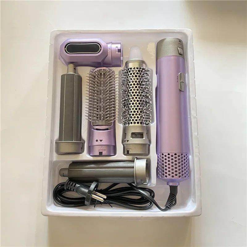 5-in-1 Ceramic Curling Wand, Create Beach Waves, Curls & Volume