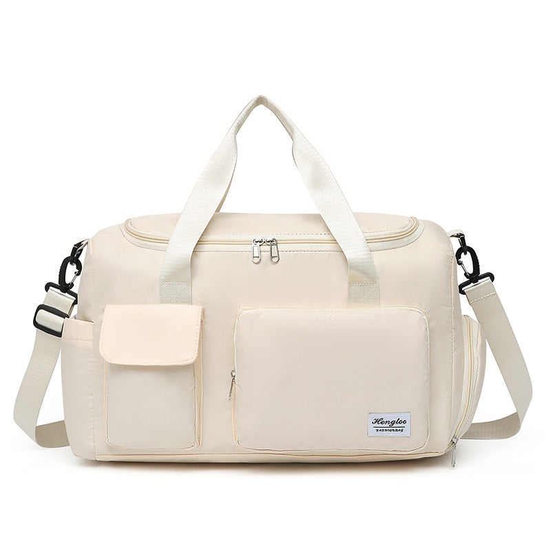 Luxelane shoe accessible Gym Sports Bag | Large Capacity Travel & Workout Duffel Bag