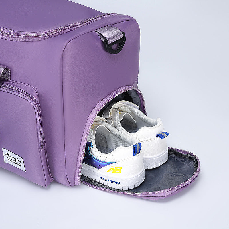 Luxelane shoe accessible Gym Sports Bag | Large Capacity Travel & Workout Duffel Bag