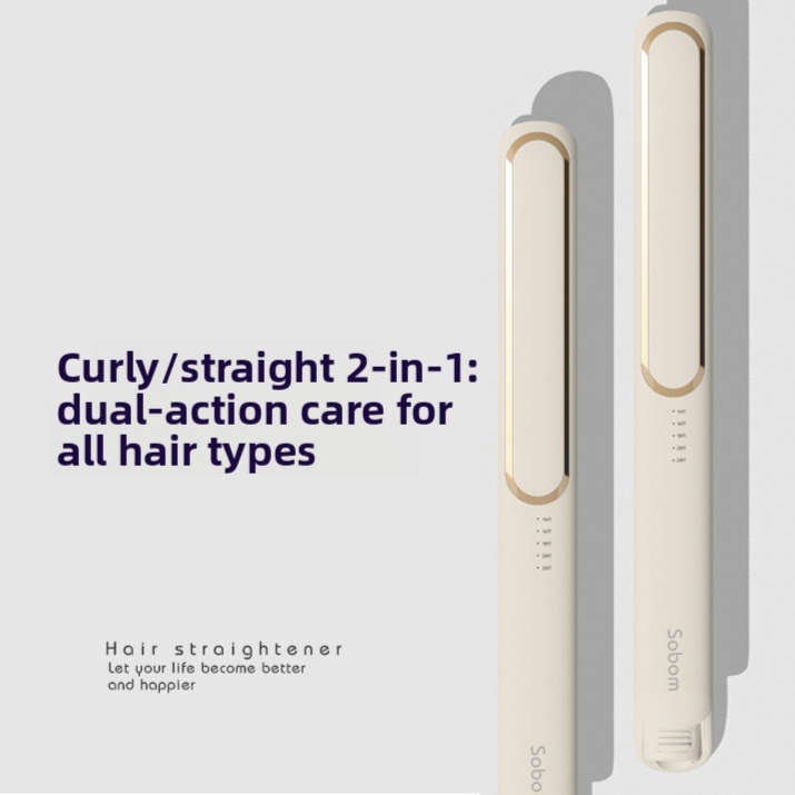 SmoothWave 2-in-1 Hair Straightener and Curler  Frizz-Free Styling Made Easy