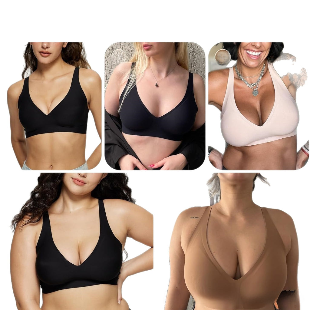 Wireless Jelly Glue Push-Up Bra for Women