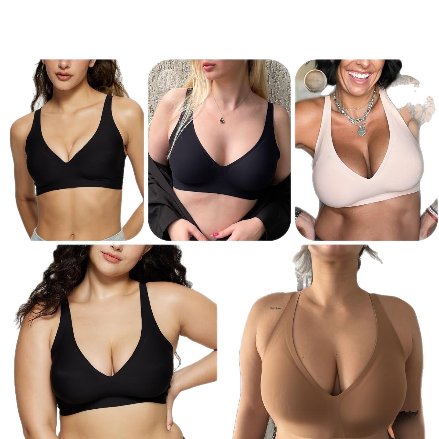 Wireless Jelly Glue Push-Up Bra for Women