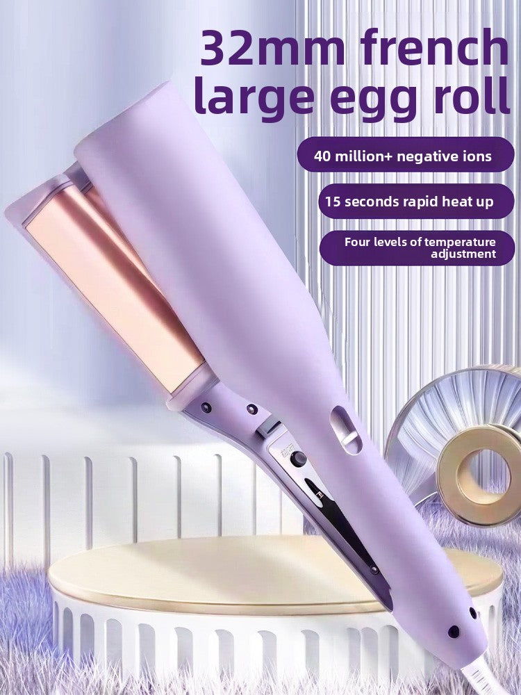 Luxelane French Egg Roll Hair Curler Create Elegant Waves & Voluminous Curls