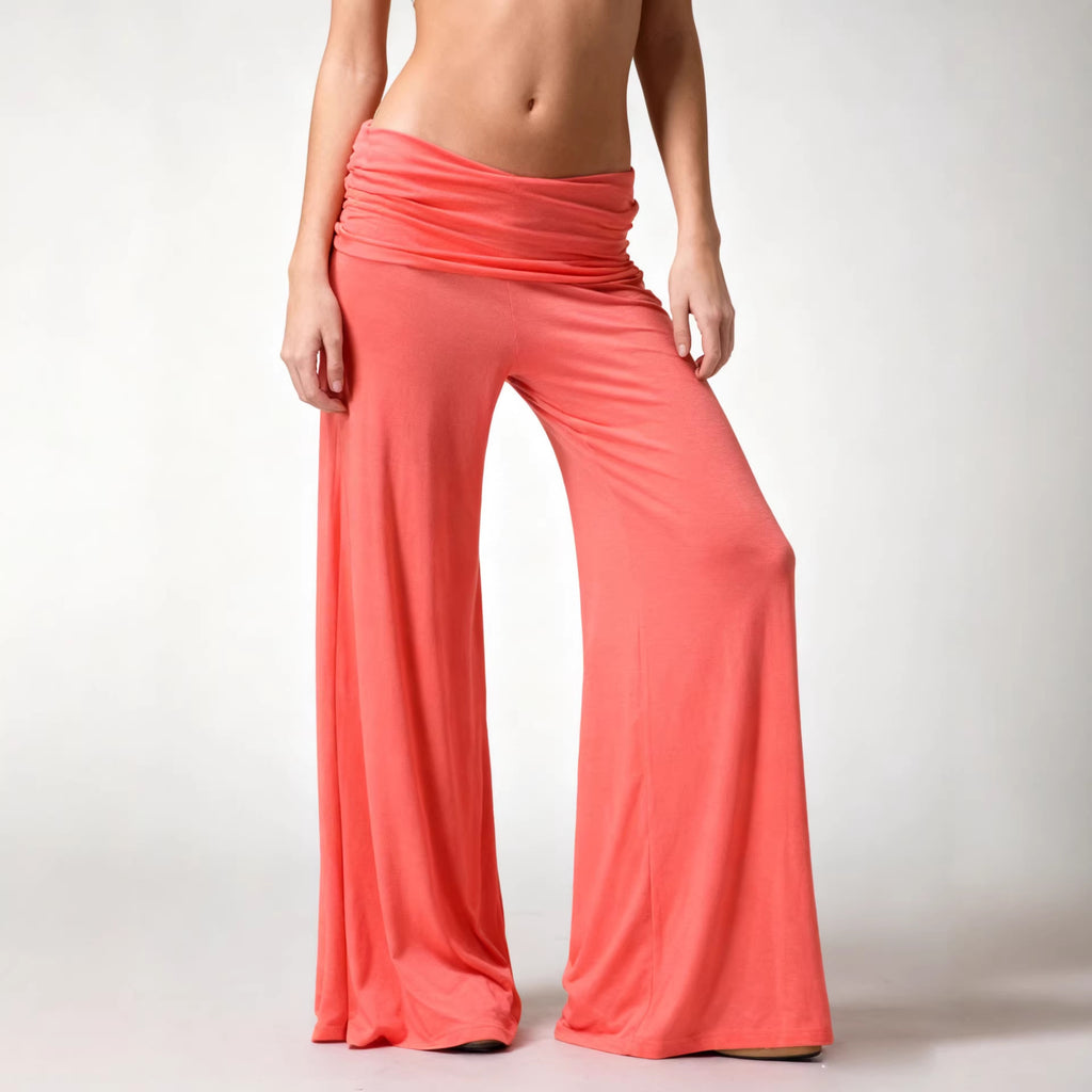 High-Waisted Wide Leg Yoga Pants | Soft Stretch Activewear for Yoga, Gym & Casual Wear