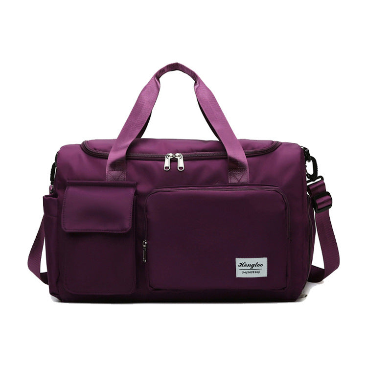 Luxelane shoe accessible Gym Sports Bag | Large Capacity Travel & Workout Duffel Bag