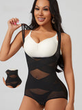 Women's Postpartum Shaping Dress Button Front Tummy Control Bodysuit Dress, Smooth Support & Everyday Comfort