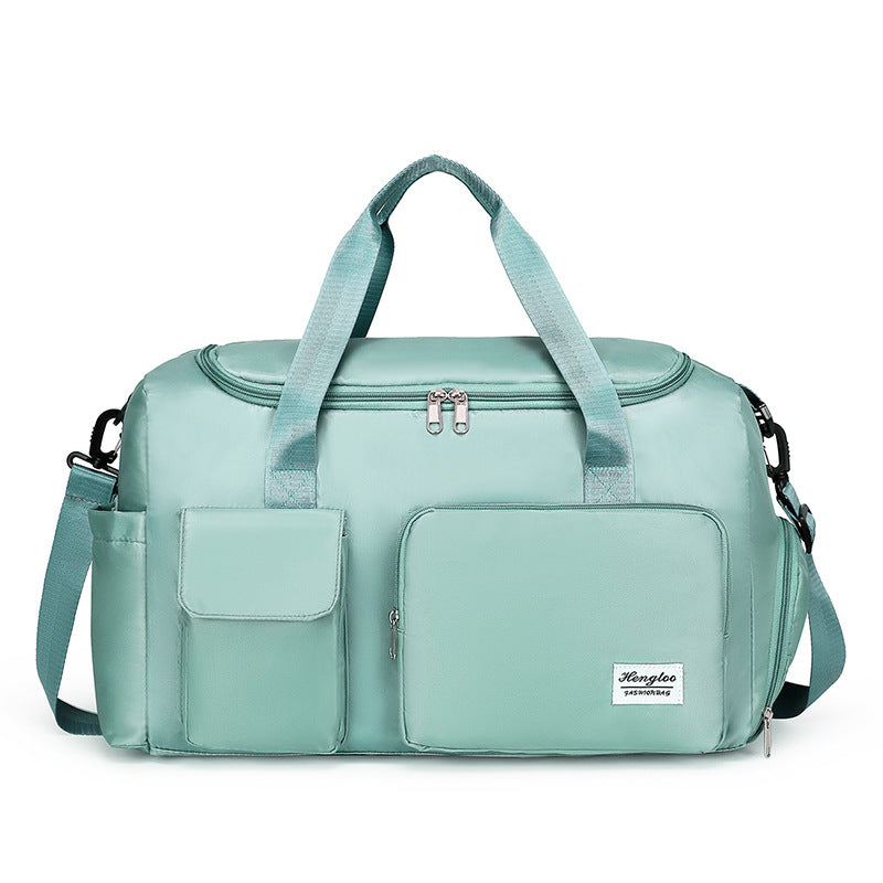 Luxelane shoe accessible Gym Sports Bag | Large Capacity Travel & Workout Duffel Bag