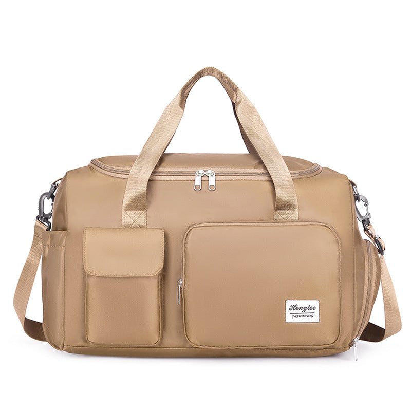 Luxelane shoe accessible Gym Sports Bag | Large Capacity Travel & Workout Duffel Bag