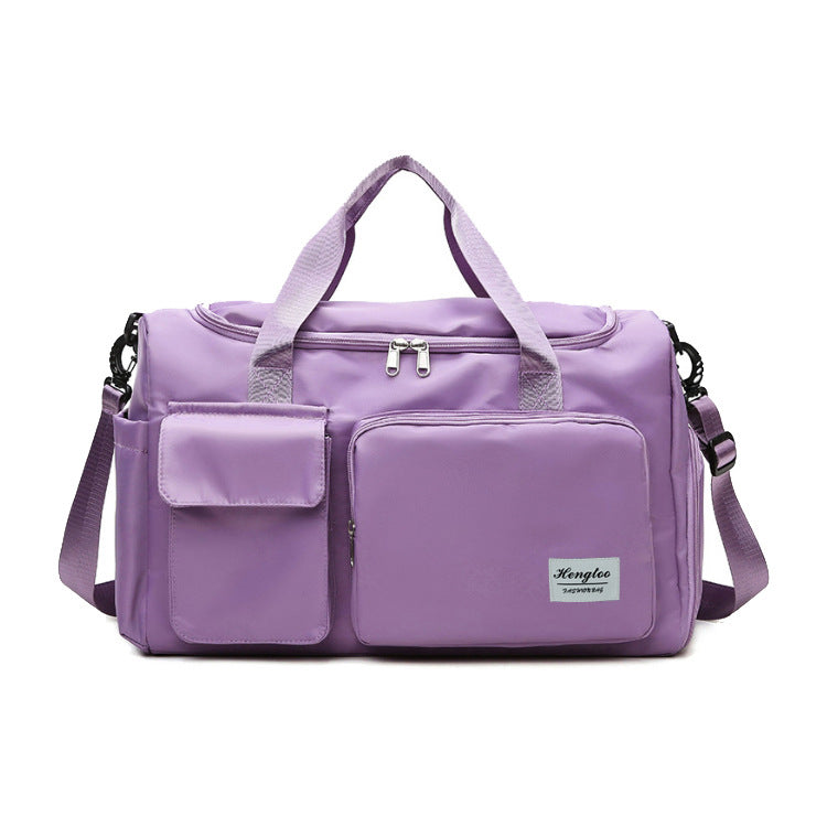 Luxelane shoe accessible Gym Sports Bag | Large Capacity Travel & Workout Duffel Bag