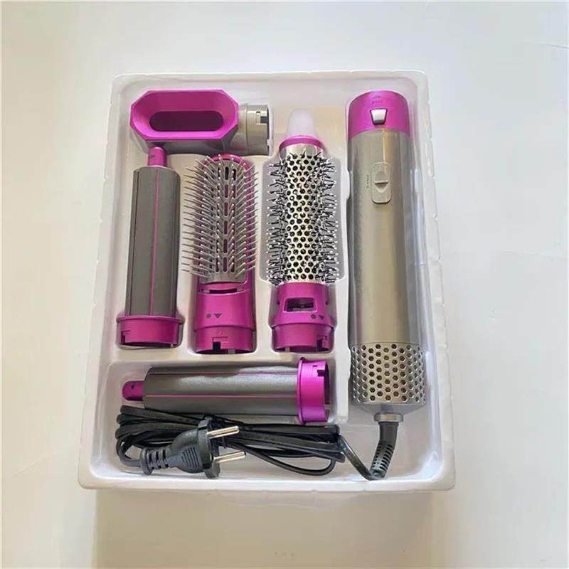 5-in-1 Ceramic Curling Wand, Create Beach Waves, Curls & Volume