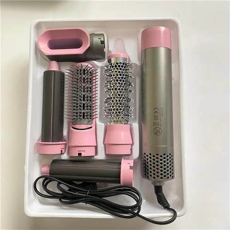 5-in-1 Ceramic Curling Wand, Create Beach Waves, Curls & Volume