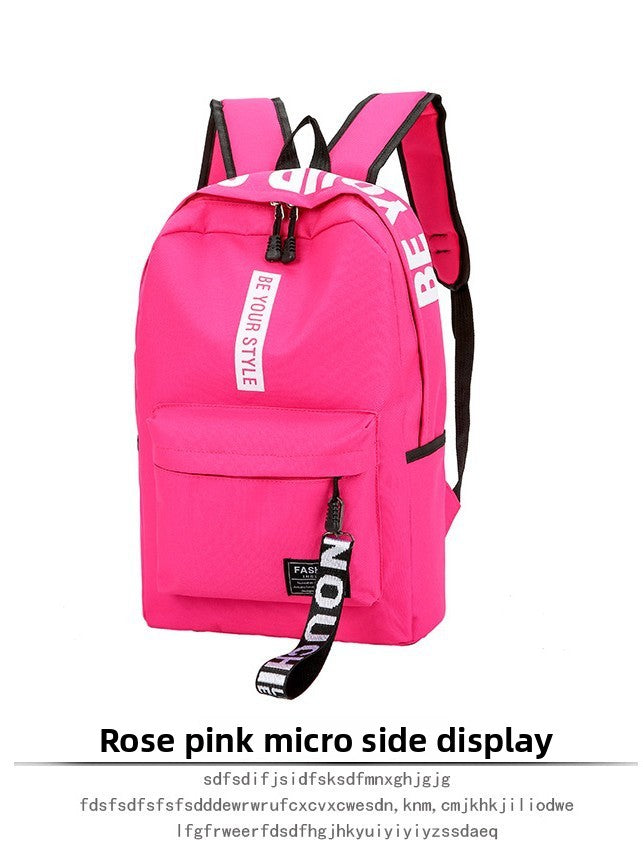 Lightweight Oxford Cloth Backpack for School & Travel