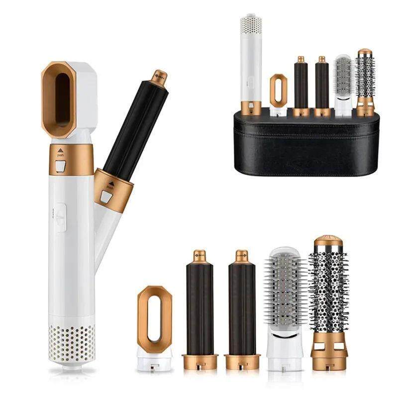 5-in-1 Ceramic Curling Wand, Create Beach Waves, Curls & Volume