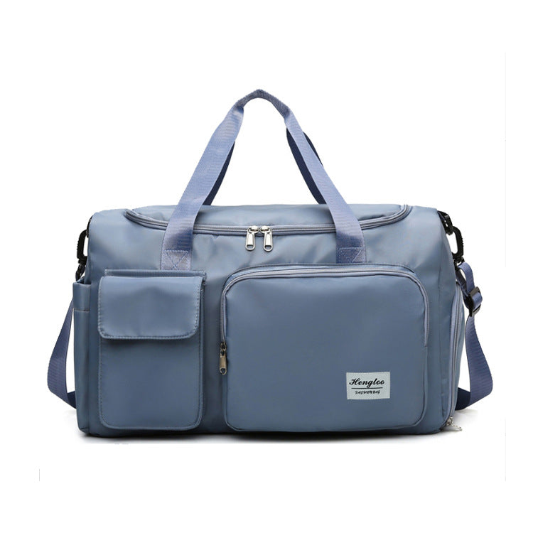 Luxelane shoe accessible Gym Sports Bag | Large Capacity Travel & Workout Duffel Bag