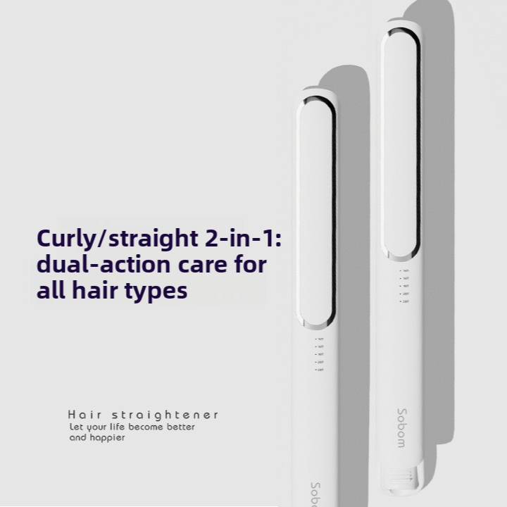 SmoothWave 2-in-1 Hair Straightener and Curler  Frizz-Free Styling Made Easy